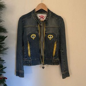 Luella for Target Painted Cropped Denim Jacket